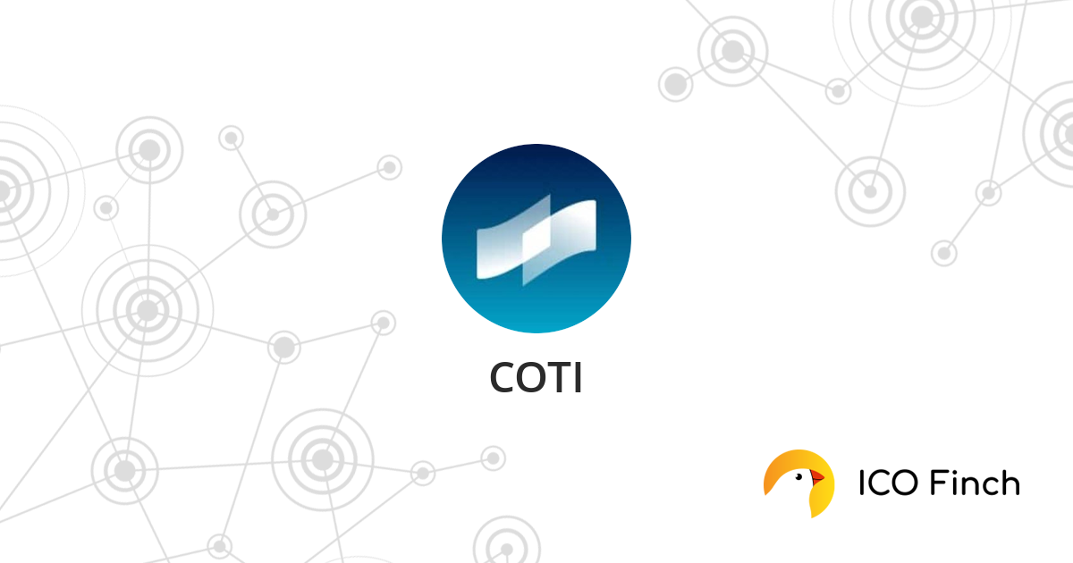 Coti криптовалюта. Coti криптовалюта logo.